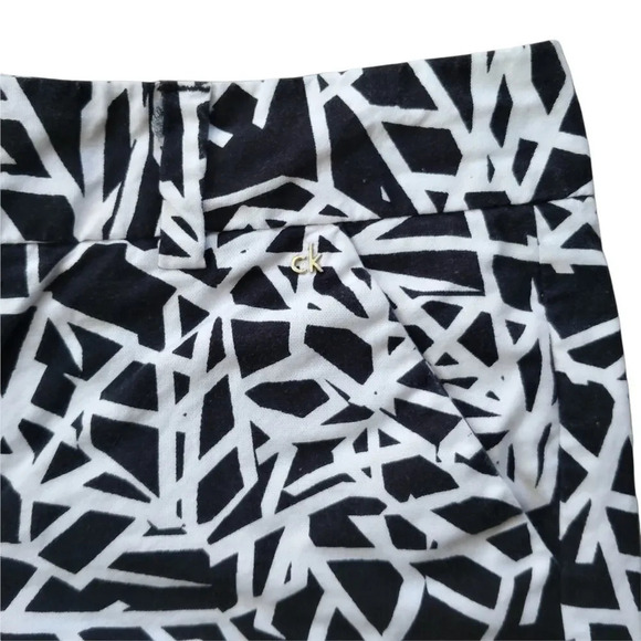 Calvin Klein Cotton Shorts  Black White 10 - Picture 3 of 9